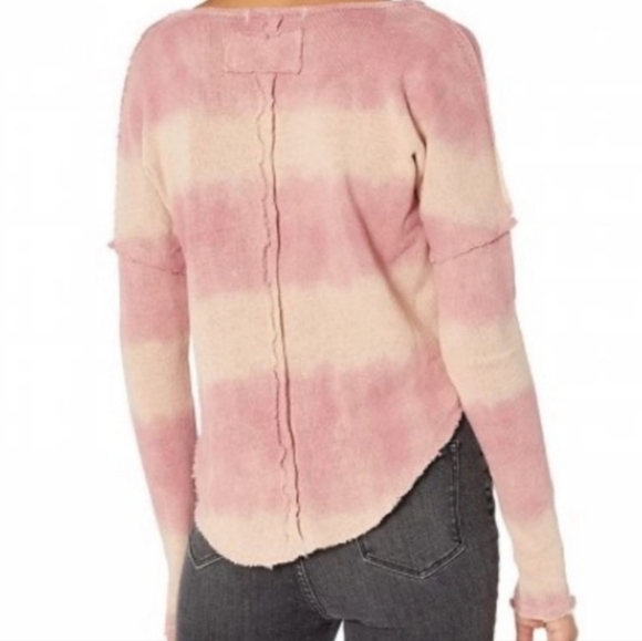 We the Free "Come and Get it" Striped V-Neck Longsleeve Thermal Size Small - Picture 5 of 17